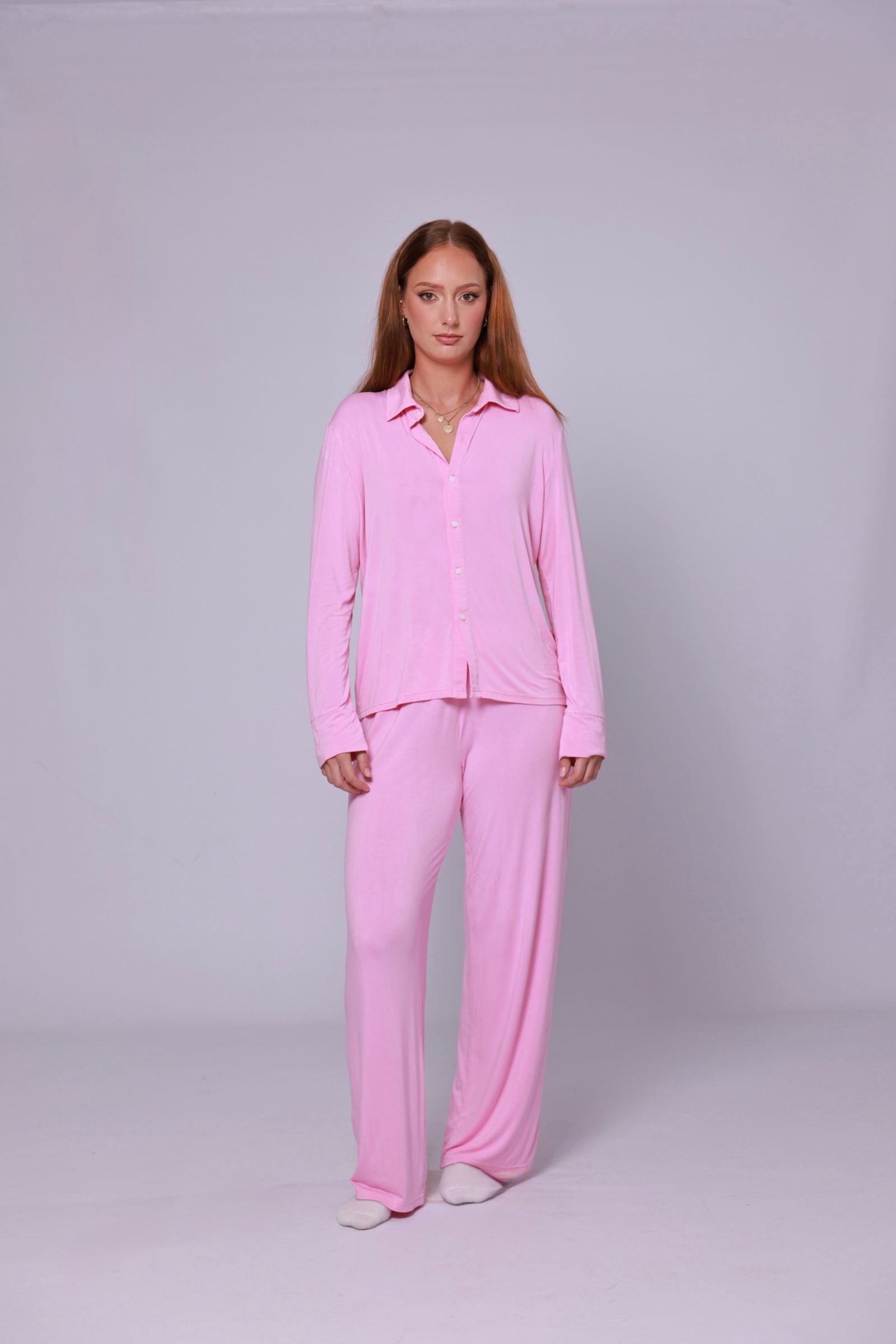 DAY DREAM LONG SLEEVE SET - PINK