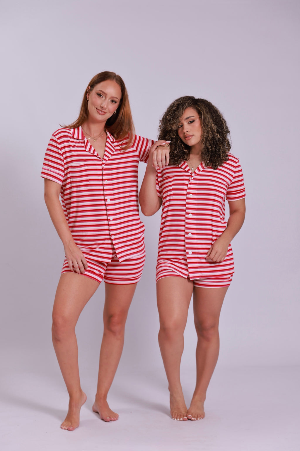 DAY DREAM SHORT SLEEVE SET- STRIPED